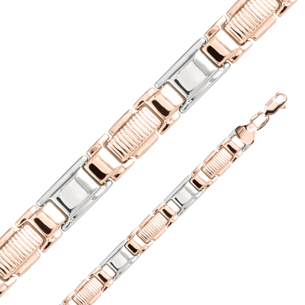 Браслет из комбинированного золота